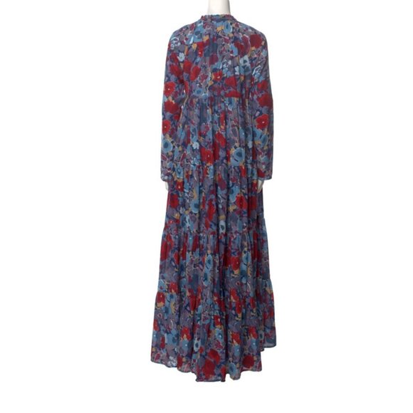 Eywasouls Malibu Floral Print Long Oversized Tent Dress womens XS - Picture 4 of 4
